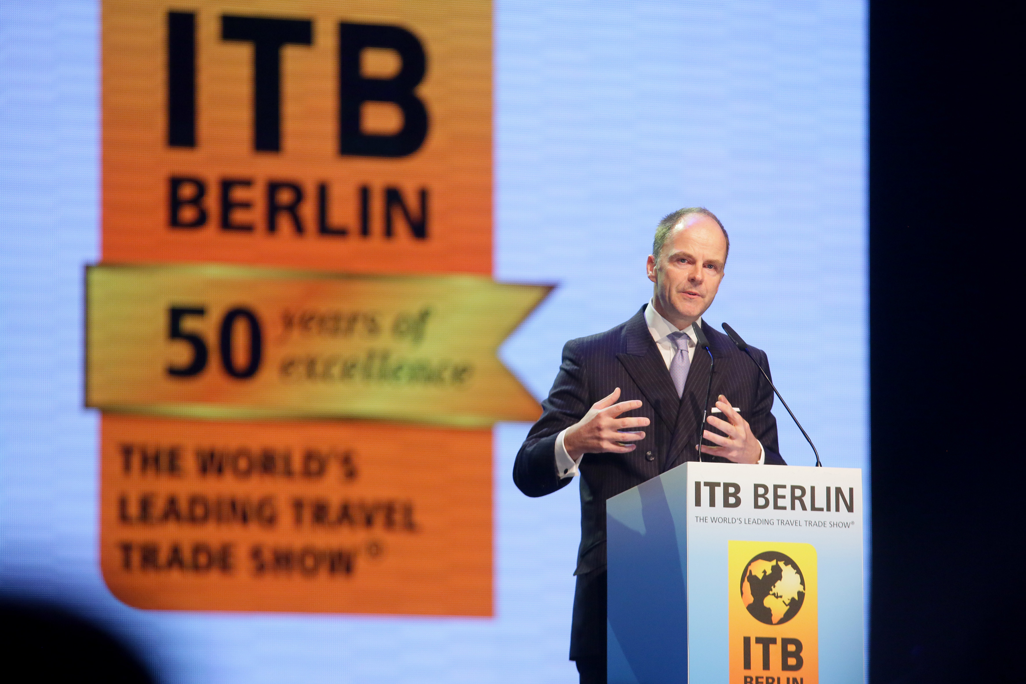 ITB Berlin 2016 - Eröffnungsfeier - Dr. Christian Göke, Vorsitzender der Geschäftsführung, Messe Berlin GmbH. Quelle: http://www.itb-berlin.de/Presse/Pressefotos/
