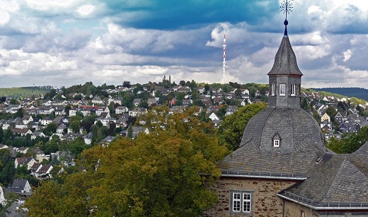Das Bild zeigt die Stadt Siegen.