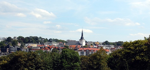 Das Bild zeigt eine Panoramaansicht der Stadt Lüdenscheid.
