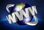 Das Bild zeigt eine animierte Weltkugel mit dem Bannder 