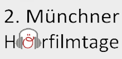 Das Foto zeigt das Logo der Münchner Hörfilmtage